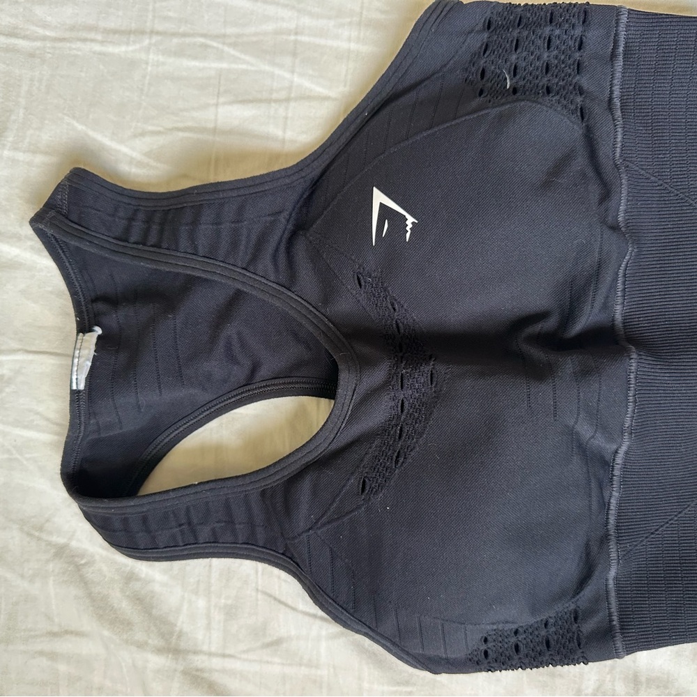 Black Gymshark Cutout Sports Bra